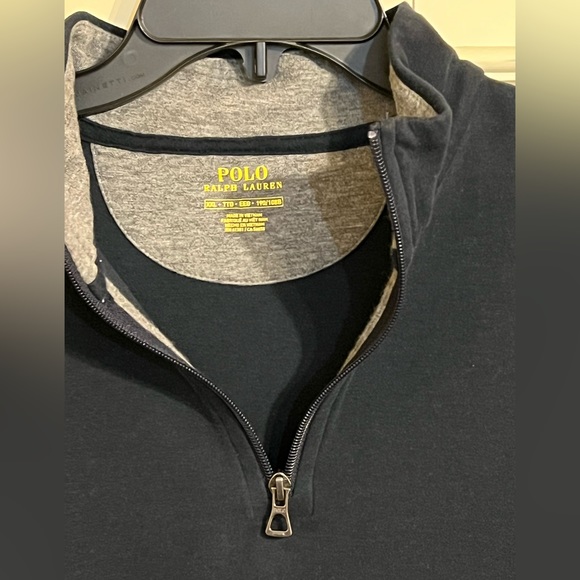 Polo Ralph Lauren Men's Navy Zip-Up Sweater - Picture 5 of 6